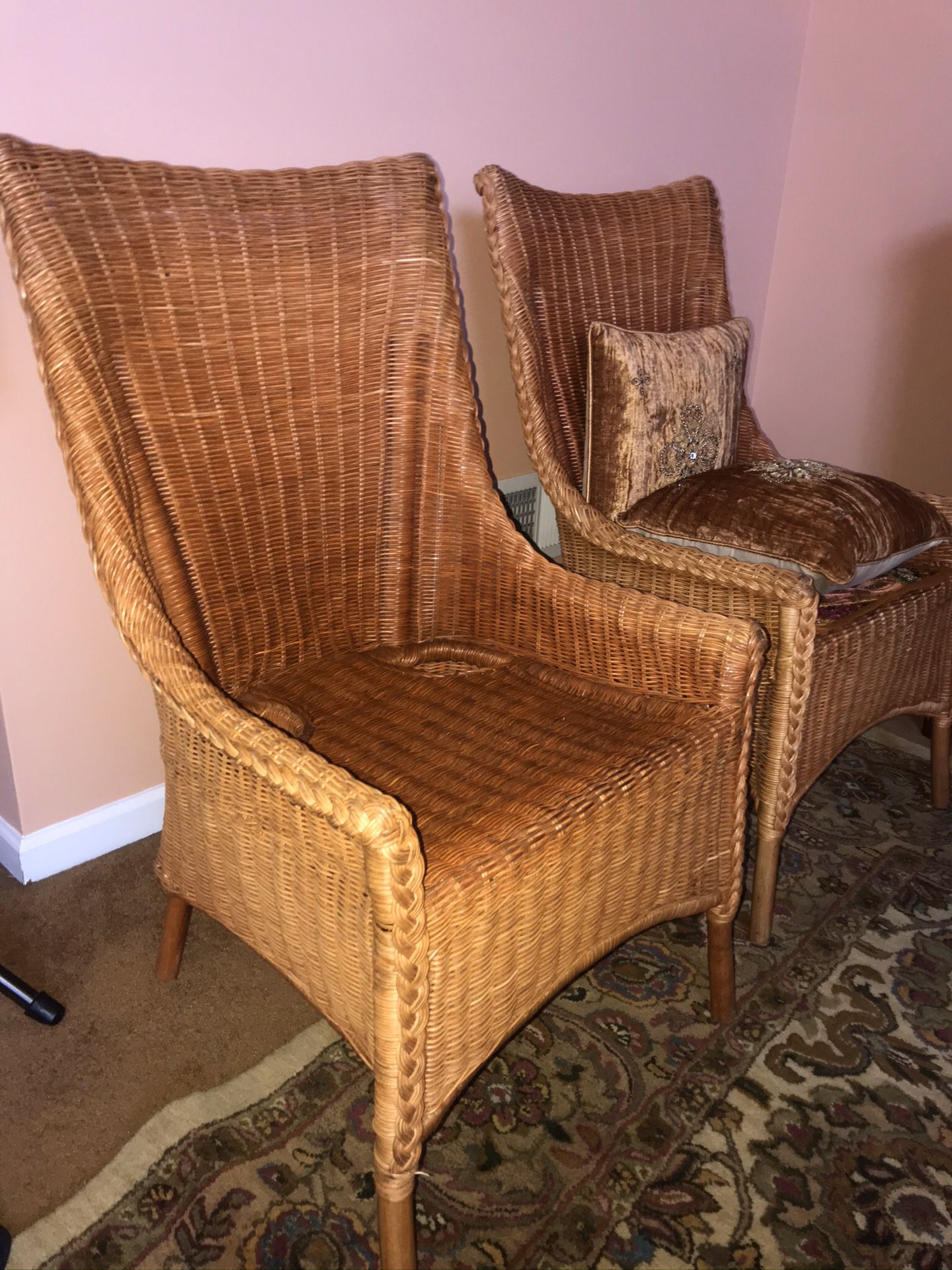 Persian carpet & chairs