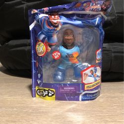 SPACE JAM Heroes of Goo JIT Zu A New Legacy - 5" Stretchy Goo Filled Action Figure - Lebron James (Power Up) RARE