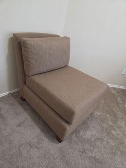 Beige accent chair