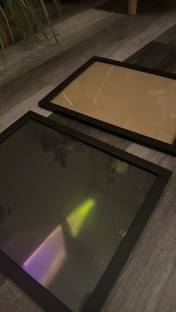 2 Black 10.5” x 8” Frames