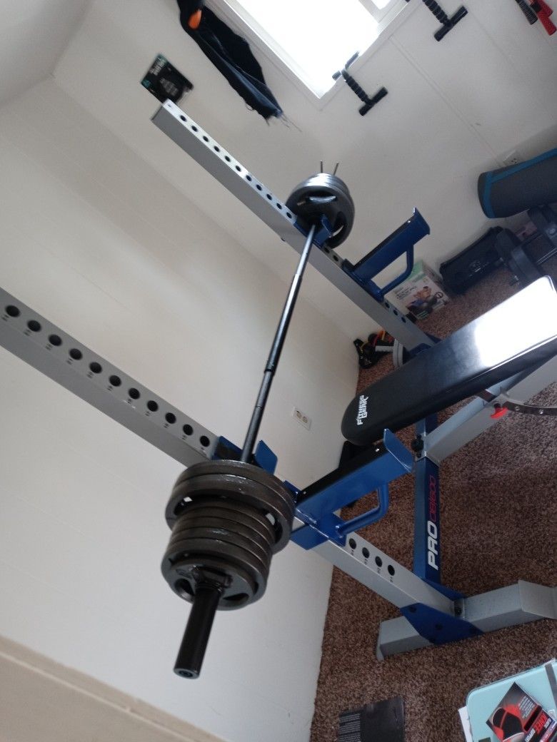 Bench And 280 Pounds Of Weights