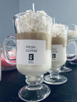 Homemade soy wax candles