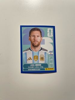 Panini 2026 Panini World Cup Lionel Messi Blue Stripe