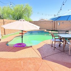 Paraguas para alberca