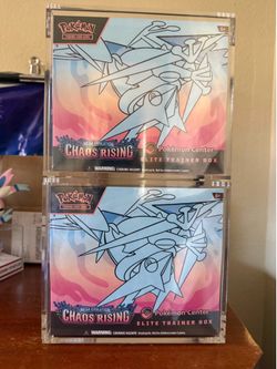 Pokemon Center Chaos Rising Elite Trainer Boxes x 2