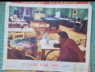 Lust for life poster 
Width 14"
height 11"
From panorama city