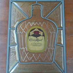 Vintage Stained Glass-Style Wall Hanging