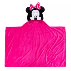 Minnie Mouse Hooded Blanket