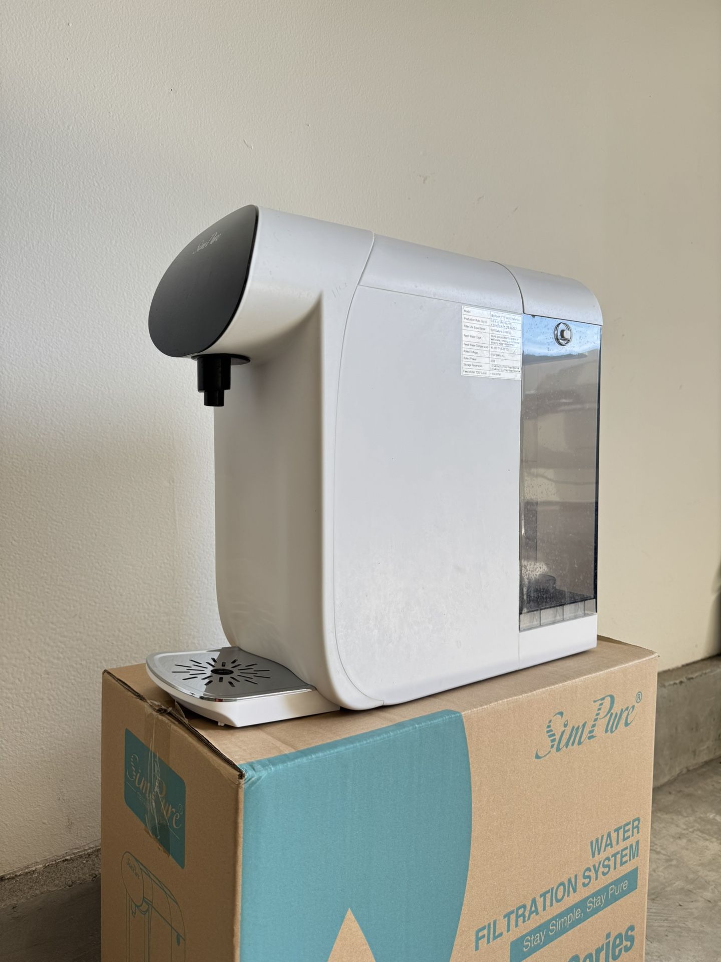 SimPure Countertop Reverse Osmosis Water Filter - Used