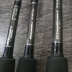 Up For Sale Is 3 United Composite Rods In Great Shape--WILL TRADE ALL 3 FOR AN OKUMA MAKAIRA SPINNING REEL...these are conventional rods