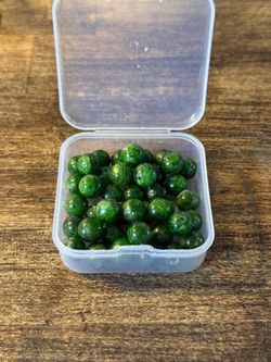8 MM Natural Green Diopside Beads 42 ct.
