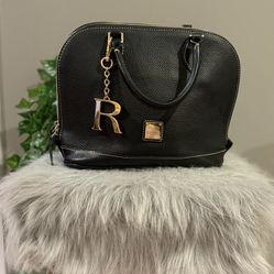 Pebble Grain Zip  Satchel Dooney & Bourke