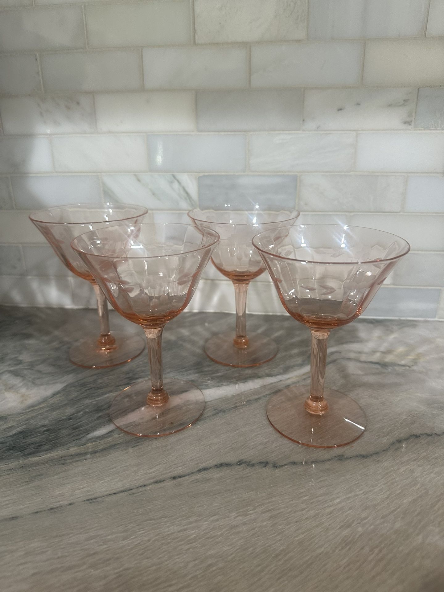 Depression Glass Coupes