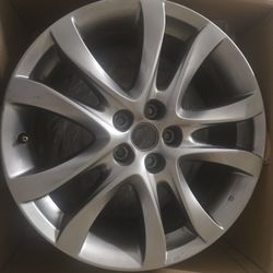 19-inch Silver 10-spoke OEM Wheel 