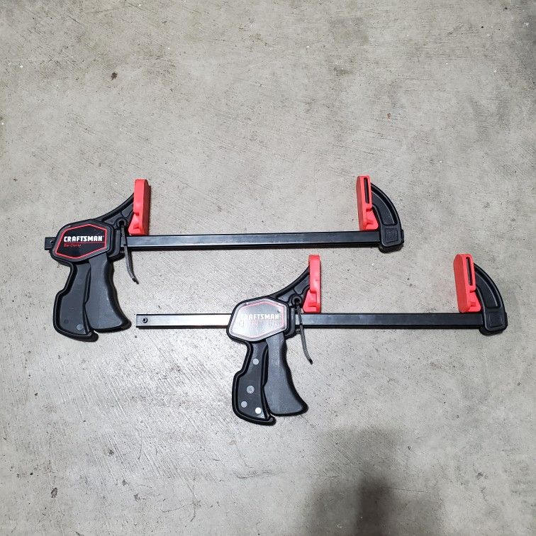 12" Craftsman Bar Clamps (2)