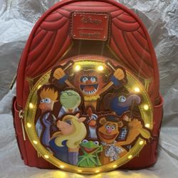 Loungefly Disney The Muppets Group Cameo Light-Up Mini Backpack