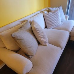 Isabella Sofa Cream White Sofa