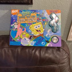 Vintage Nickelodeon, Spongebob Squarepants Bikini Bottom Book Of Games.