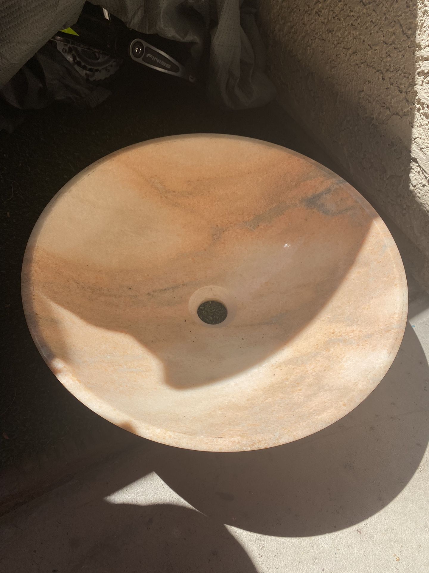 17 3/4” Oval Marbel Vessel Sink