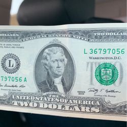 Two Dollar Bill 2009