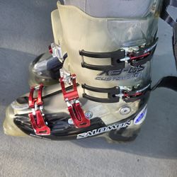Salomon ski boots X3-CS custom shell size 28.5 excellent condition 