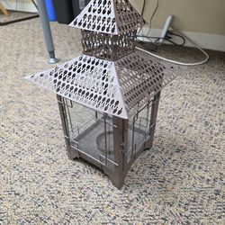 Brown Metal Lantern decor