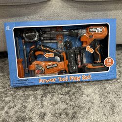 BRAND NEW 18 PIECE POWER TOOL PLAY SET