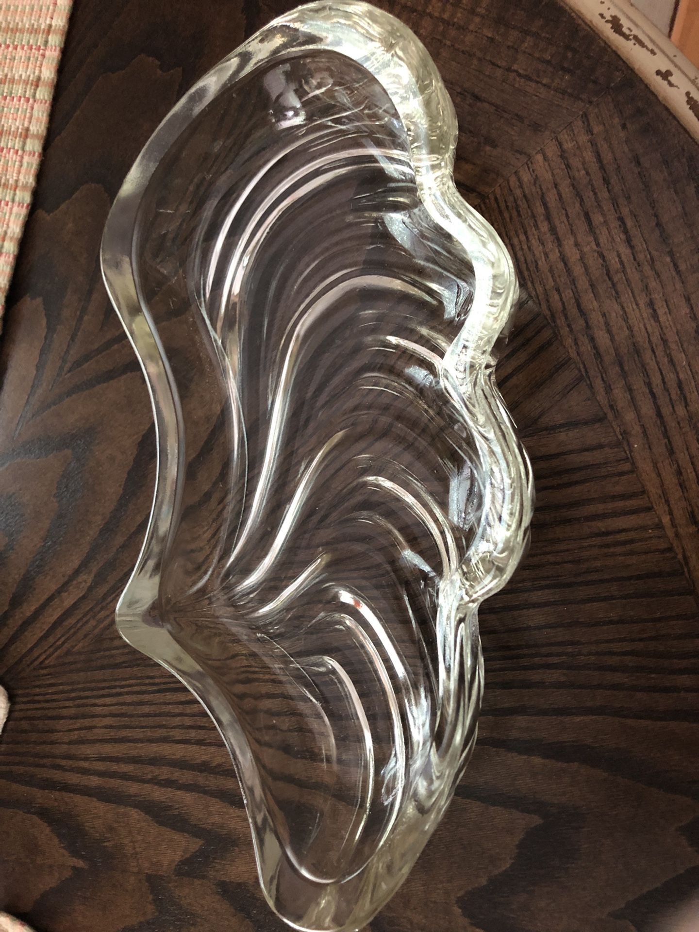 Vintage Pretty Wavey Serving Dish