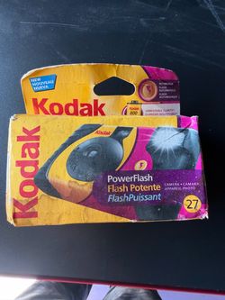 Vintage Kodak PowerFlash 800 Disposable Camera – 27 Exposure