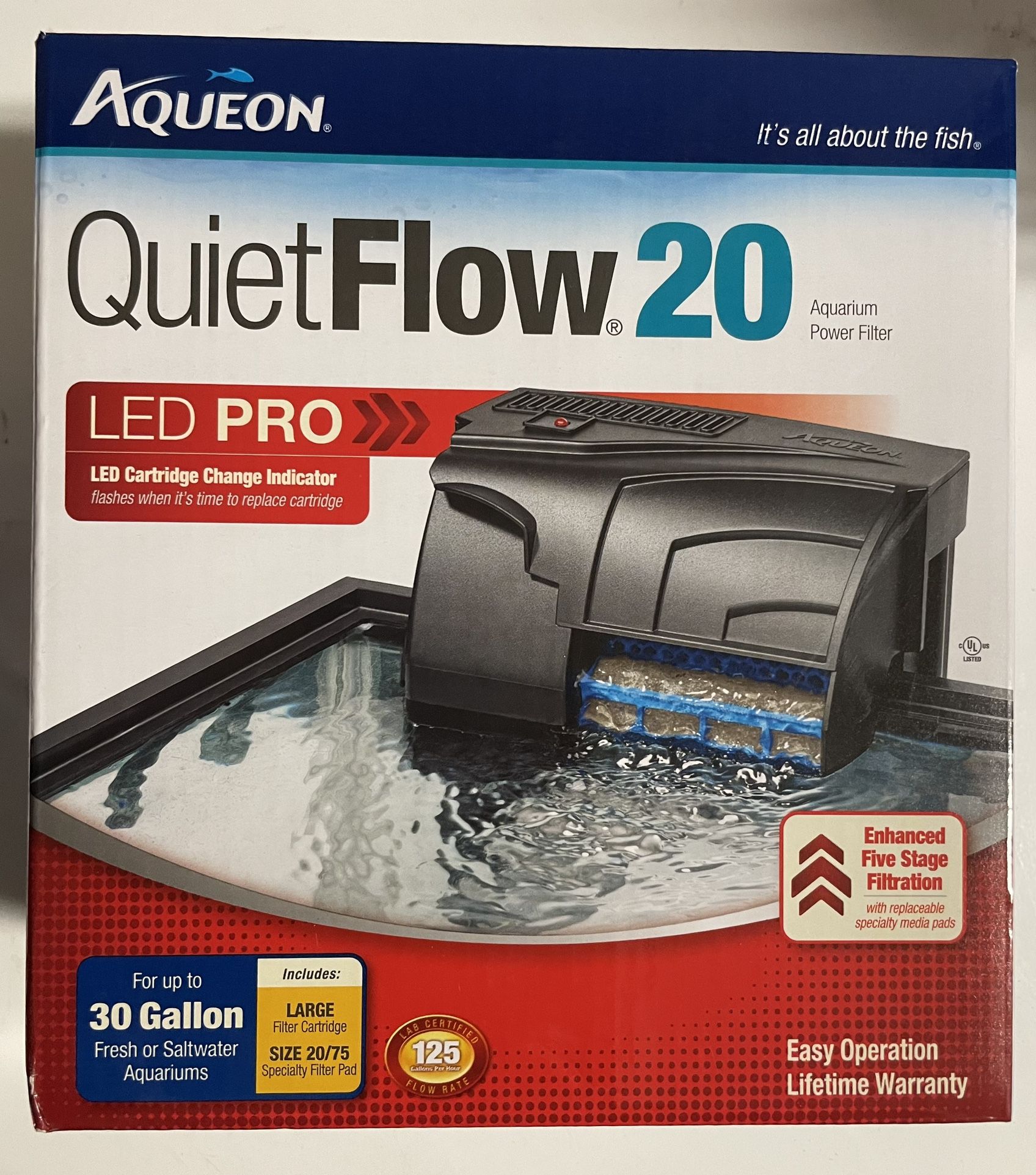 Aquarium Filter (Aqueon Quite Flow 20)- Brand New ($19.98)