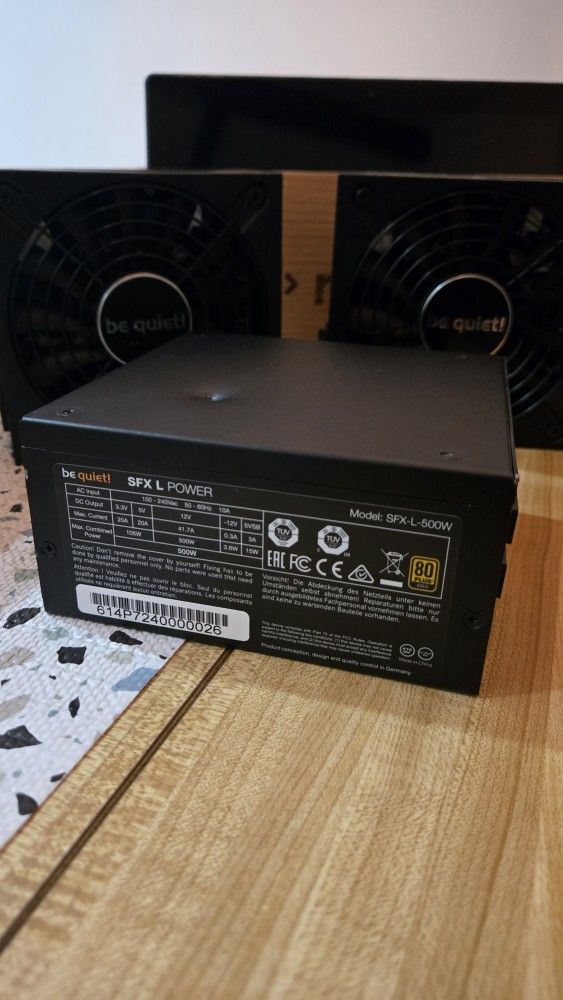 BE QUIET FULLY MODULAR SFX L 80+ GOLD POWER SUPPLY 500W-600W