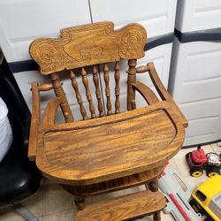 Brown High Chair 