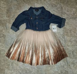 Lilt denim tutu dress bew 5t