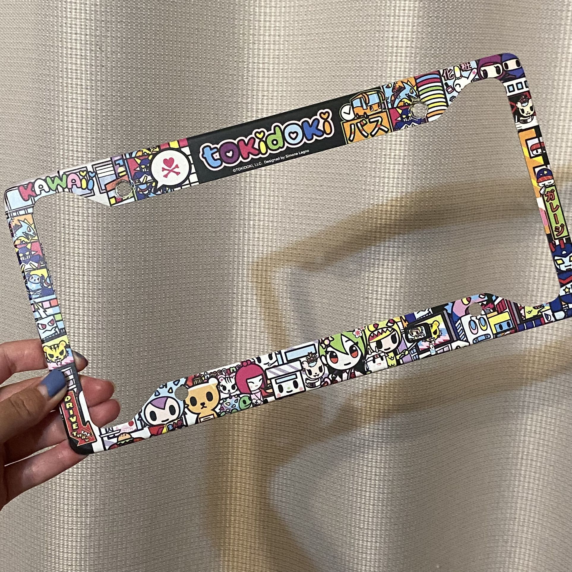 Tokidoki License Plate Cover
