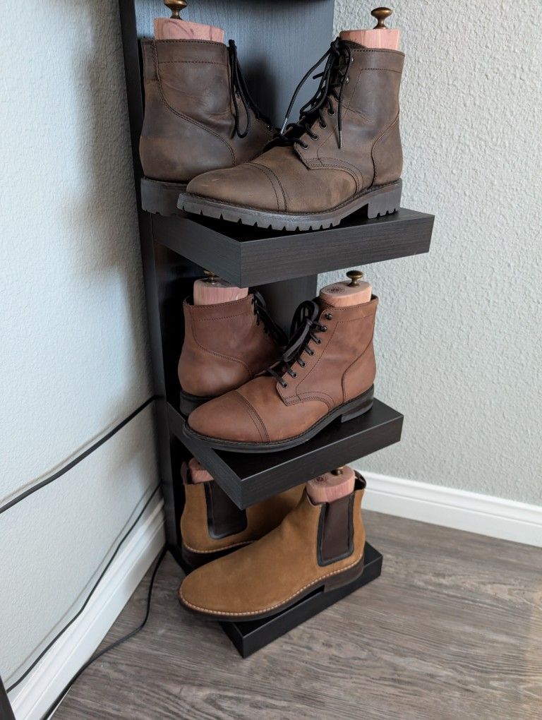 Thursday Leather And Suede Boots, Captain, Duke