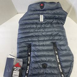 Pajar Pup Dog Coat Jacket Spencer Graphite Grey Size Large - Brand New