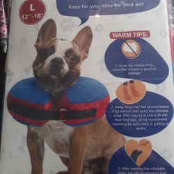 New Inflatable Large 12 To 18 Inch Dog Collar 10 Firm