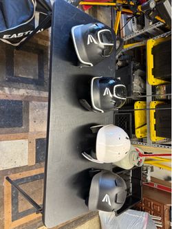 Batting helmets used