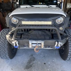 Jeep JK Wrangler Front Bumper And Winch /grill 