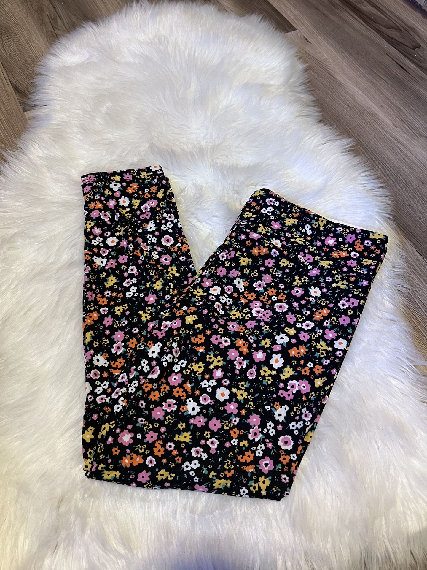 New Size Xxl Juniors Floral No Boundaries Leggings