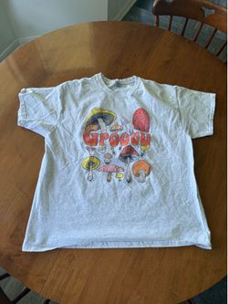 grey mushroom t shirt