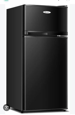 Mini fridge with freezer