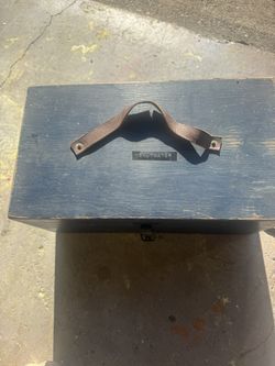 Vintage Wooden Tackle Box