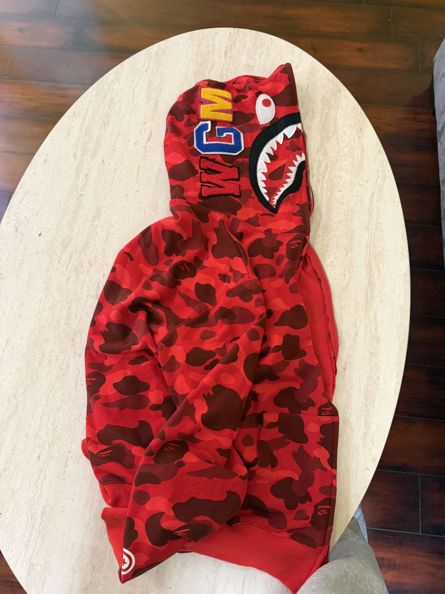 Red Camo Bape Hoodie (Read Description)