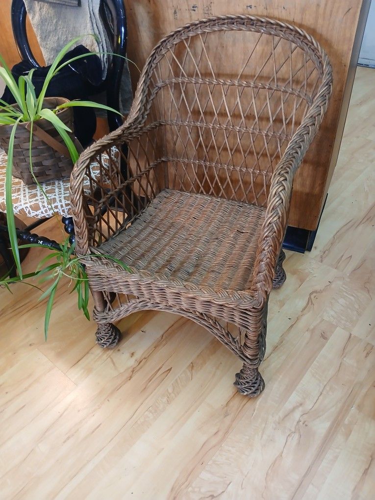 Wicker Chair for Kids