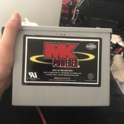 MK powered 12v Sealed Gel Battery 