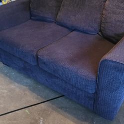 Navy blue couch