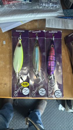 New Shimano Butterfly Jigs Lot (200g & 250g) - Brand New in Packaging