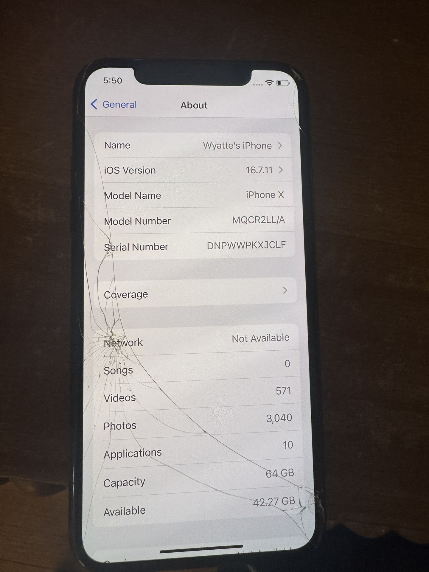iPhone X 64GB Unlocked