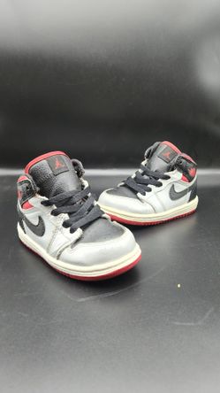 Nike Air Jordan 1 Mid Phat Platinum 364773-021 Size 6C